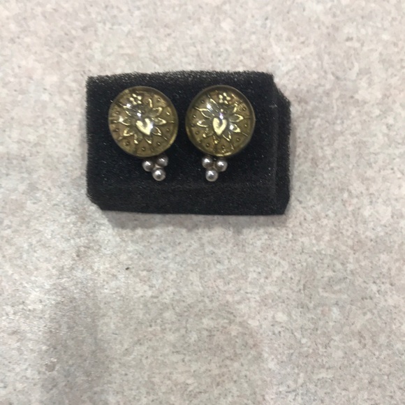 Virgin Saints and Angels Earrings w heart and lotus design!